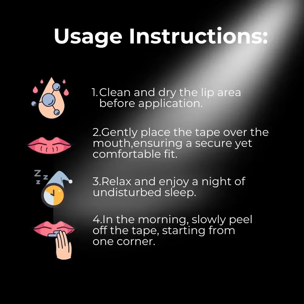 Premium Mouth Tape for Sleep (30 pcs)