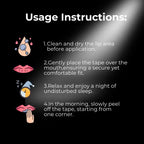 Premium Mouth Tape for Sleep (30 pcs)